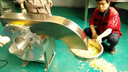 Cortadora eléctrica Industrial de yuca, zanahoria crujiente, patatas fritas, patatas fritas, máquina cortadora de patatas fritas