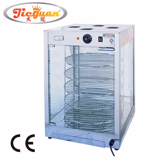 Calentador de pizza eléctrico Hot Showcase para exhibición de alimentos a la venta