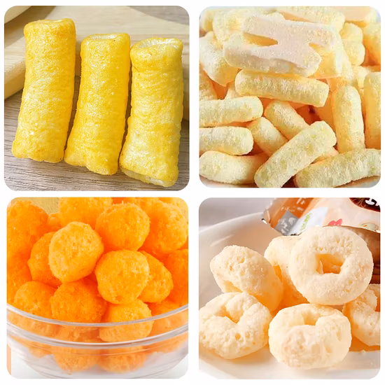 Equipo de producción de snacks ampliado